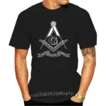 New 2021 Masonic signs Square &Compasses Faith Hope Charity sweat proof navy blue t-shirt