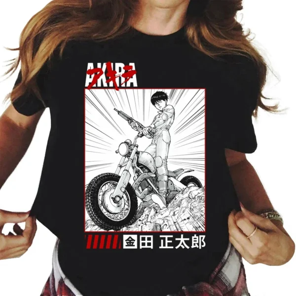 Akira Anime T Shirt Manga K. Otomo Tokyo Men Women Graphic Print T Shirt Casual Fashion Short Sleeve Plus Size T Shirt Unisex