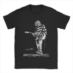 Kurt Cobain Guitar Men’s T Shirts Cool Tee Shirt Short Sleeve Crewneck T-Shirt 100% Cotton Classic Clothing