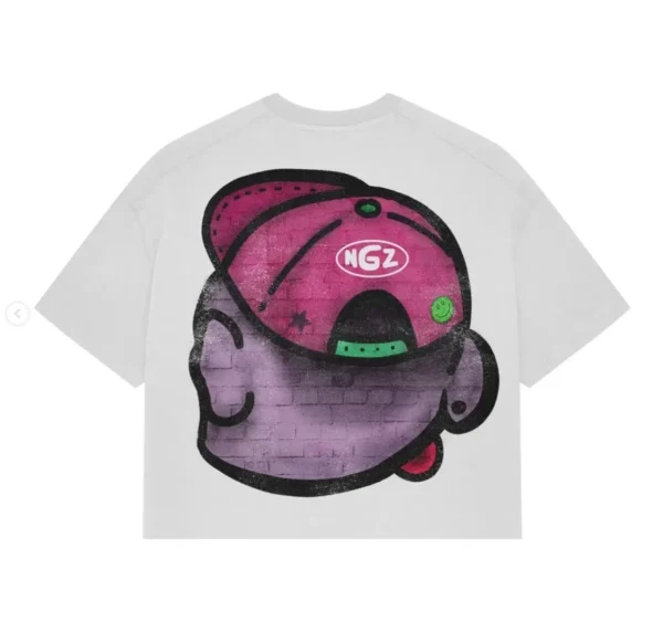 Y2K Summer Short Sleeve Oversized Cartoon Graphic Print T Shirt Hip Hop Harajuku Casual Round Neck T Shirt Gothic Short Sleeve