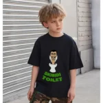 Game Skibidi Toilet Tshirt Kids Short-sleeved Colorful Print Speakerman T-shirt Baby Boys Summer Streetwear Girls Casual Tops