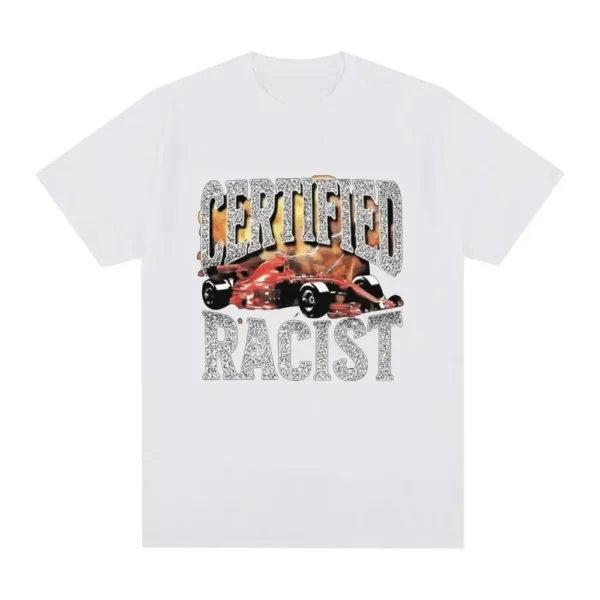 Certified Race Car Funny Graphic Women T-Shirt Men Fashion Vintage Short Sleeves T-shirtsCasual Oversized Tee Shirt Streetwear