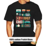 T-Shirts Life Begins At Thirty Legends 1987 Born in 1987 30 Years Old Best Gift 30th Birthday Best Gift Father’s Day Tee Men