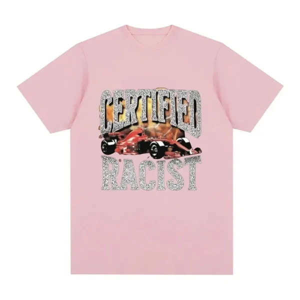 Certified Race Car Funny Graphic Women T-Shirt Men Fashion Vintage Short Sleeves T-shirtsCasual Oversized Tee Shirt Streetwear