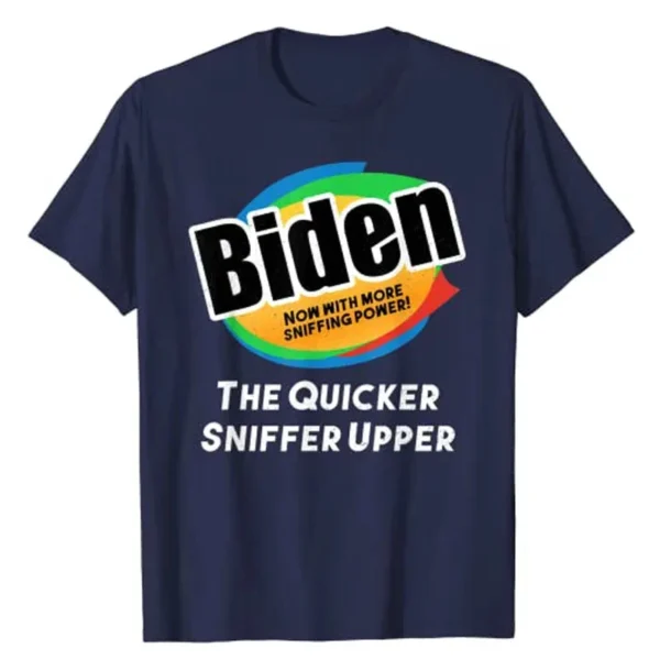 Political Jokes Tee Tops Women Men Clothing Pro Trump Clothes Gifts Funny Anti Joe Biden Sniffing Vintage T-Shirt men clothing