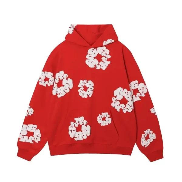 Spring Autumn Men's Fashion 3D Flower Print Men's Hoodie Street Personality Wild Loose Fit Top Oversized Shu'shiXXS-3XL