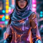 Futuristic Cyberpunk AI Women