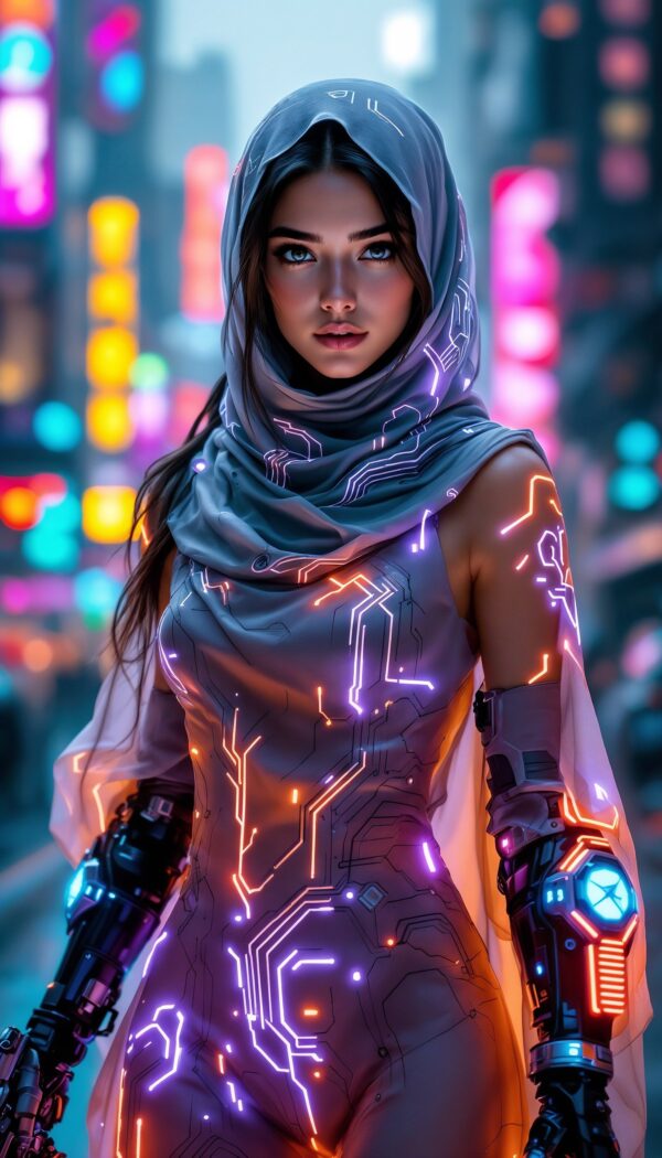 Futuristic Cyberpunk AI Women