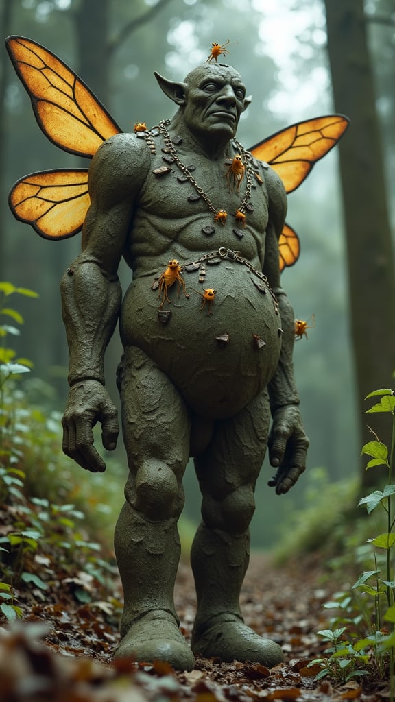 Stone Giant with fairy costume