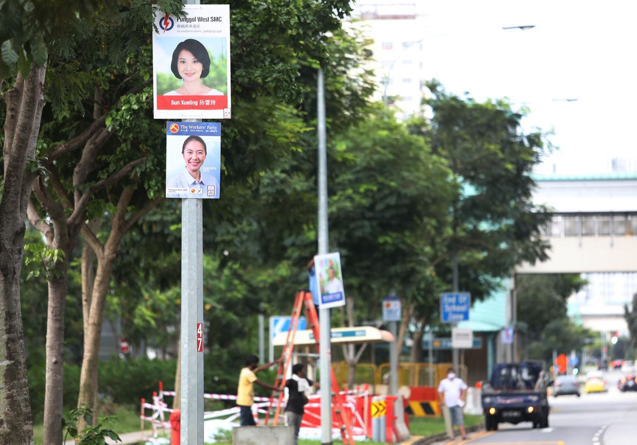 The new Punggol Gallery constituency includes the Punggol West Single Constituency, which was divided from the White Sand-Punggol Gallery constituency in 2020. The current member of Punggol West is Sun Xueling (pictured above). He won the election with 60.97% of the votes that year, defeating Chen Zhenzhen, a newcomer to the Workers' Party who ran for the first time (pictured below). (Archive Photo)