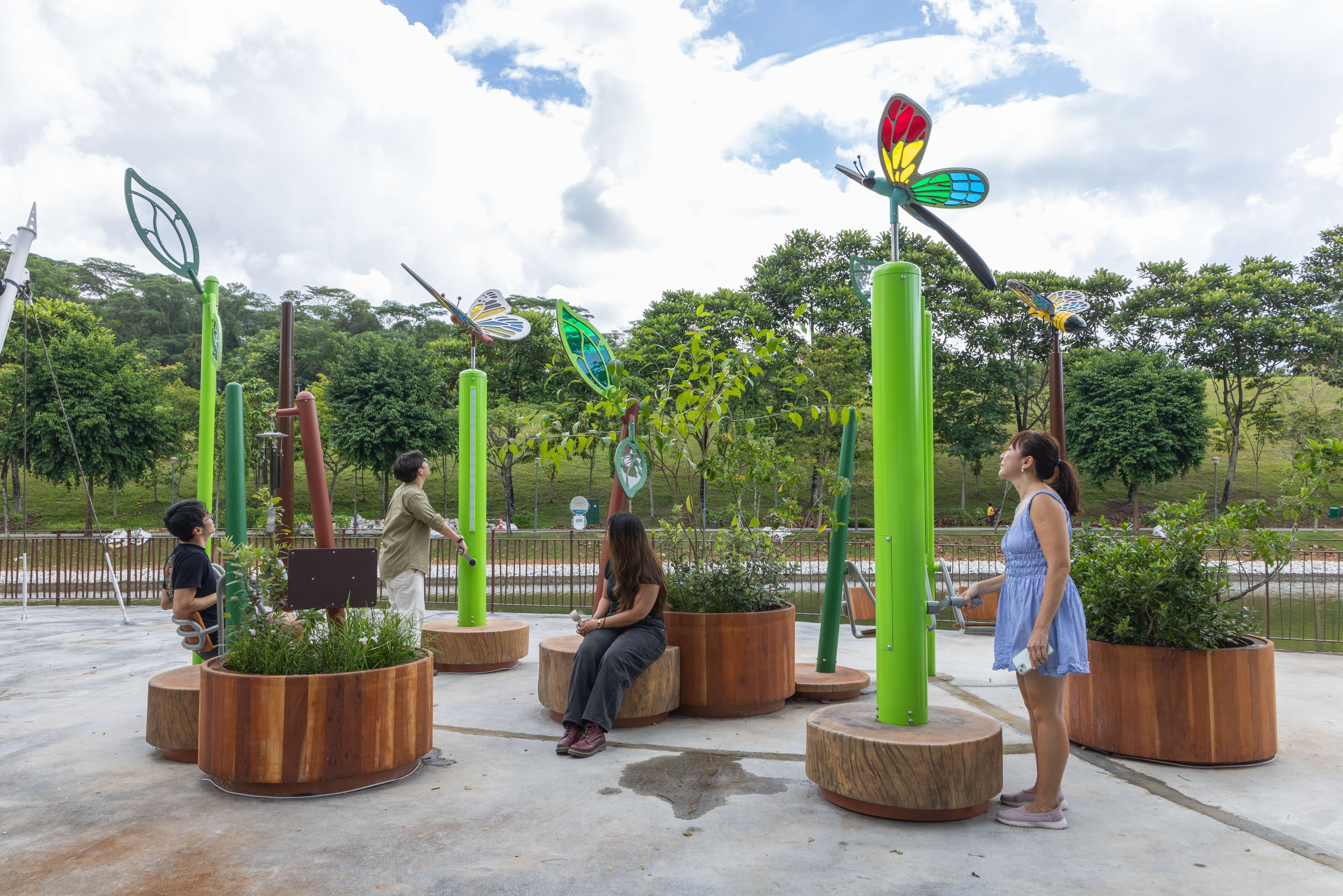 Inspired by the natural landscape of Punggund as design inspiration, this art installation invites people to reflect on the mystery of nature and inspire creativity by interacting with the installation. (Provided by the Urban Reconstruction Bureau)