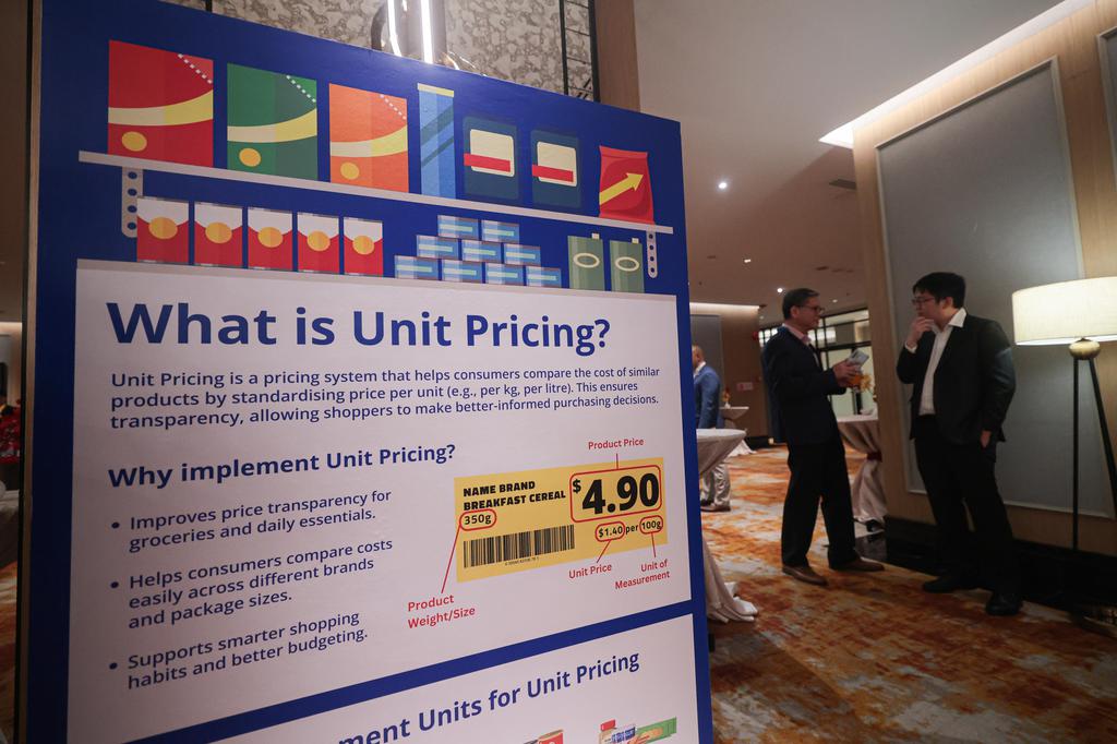 The four major supermarkets provide unit pricing for daily necessities this year to help consumers compare shopping